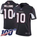 Wholesale Cheap Nike Cardinals #10 Chad Williams Black Alternate Men's Stitched NFL 100th Season Vapor Limited Jersey