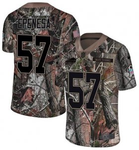 Wholesale Cheap Nike Bills #57 A.J. Epenesas Camo Men\'s Stitched NFL Limited Rush Realtree Jersey