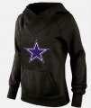 Wholesale Cheap Women's Dallas Cowboys International Version Pullover Hoodie Black