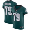 Wholesale Cheap Nike Eagles #79 Brandon Brooks Midnight Green Team Color Men's Stitched NFL Vapor Untouchable Elite Jersey