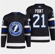 Cheap Men's Tampa Bay Lightning #21 Brayden Point Black 2024 Stadium Series Stitched Jersey