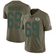 Wholesale Cheap Nike Packers #69 David Bakhtiari Olive Men's Stitched NFL Limited 2017 Salute To Service Jersey