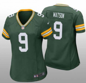 Women\'s Green Bay Packers #9 Christian Watson Green Vapor Untouchable Limited Stitched Football Jersey