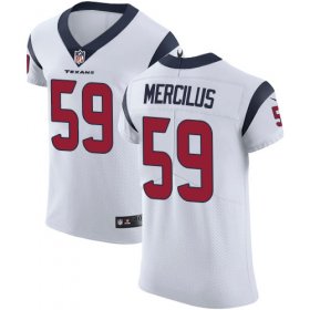 Wholesale Cheap Nike Texans #59 Whitney Mercilus White Men\'s Stitched NFL Vapor Untouchable Elite Jersey