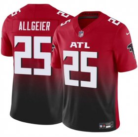 Cheap Men\'s Atlanta Falcons #25 Tyler Allgeier Red Black 2024 F.U.S.E. Vapor Untouchable Limited Football Stitched Jersey