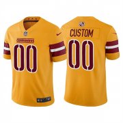 Wholesale Cheap Men's Washington Commanders Customized 2022 Gold Vapor Untouchable Stitched Jersey