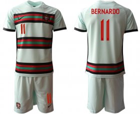 Wholesale Cheap Men 2021 European Cup Portugal away grey 11 Soccer Jersey1