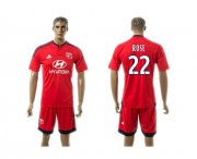 Wholesale Cheap Lyon #22 Rose Away Soccer Club Jersey