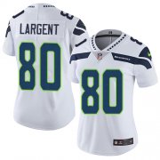 Wholesale Cheap Nike Seahawks #80 Steve Largent White Women's Stitched NFL Vapor Untouchable Limited Jersey