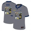 Wholesale Cheap West Virginia Mountaineers 13 Andrew Buie Gray Fashion College Football Jersey