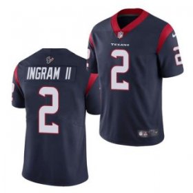 Wholesale Cheap Men\'s Houston Texans #2 Mark Ingram II Navy Vapor Untouchable Limited Stitched Jersey