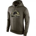 Wholesale Cheap Men's Colorado Avalanche Nike Salute To Service NHL Hoodie