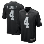 Men's Las Vegas Raiders #4 Aidan O'Connell Nike Black Game Jersey