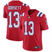 Wholesale Cheap Nike Patriots #13 Phillip Dorsett Red Alternate Men's Stitched NFL Vapor Untouchable Limited Jersey