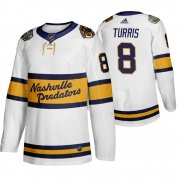 Wholesale Cheap Adidas Predators #8 Kyle Turris Men's White 2020 Winter Classic Retro Authentic NHL Jersey