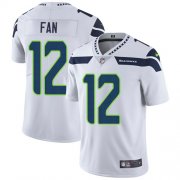 Wholesale Cheap Nike Seahawks #12 Fan White Youth Stitched NFL Vapor Untouchable Limited Jersey