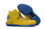 Wholesale Cheap Air Jordan XXXII Retro Shoes Yellow/blue