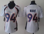 Wholesale Cheap Nike Broncos #94 DeMarcus Ware White Women's Stitched NFL New Elite Jersey