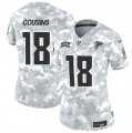 Cheap Women's Atlanta Falcons #18 Kirk Cousins 2024 F.U.S.E Arctic Camo Salute To Service Limited Stitched Football Jersey(Run Small)