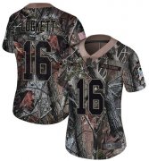 Wholesale Cheap Nike Seahawks #16 Tyler Lockett Camo Women's Stitched NFL Limited Rush Realtree Jersey