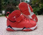 Wholesale Cheap Kid's Air Jordan 7 Shoes Red/Black-White