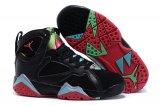 Wholesale Cheap Kids' Air Jordan 7 Retro Shoes Black/red-blue-silver