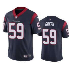 Wholesale Cheap Men\'s Houston Texans #59 Kenyon Green Navy Vapor Untouchable Limited Stitched Jersey