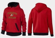 Wholesale Cheap Washington Redskins Heart & Soul Pullover Hoodie Red & Black