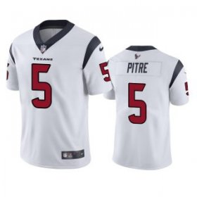 Wholesale Cheap Men\'s Houston Texans #5 Jalen Pitre White Vapor Untouchable Limited Stitched Jersey