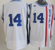 Wholesale Cheap Sacramento Kings #14 Oscar Robertson White Swingman Throwback Jersey