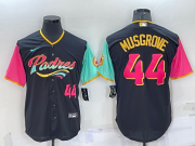 Wholesale Cheap Men's San Diego Padres #44 Joe Musgrove Number Black 2022 City Connect Cool Base Stitched Jersey