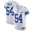 Wholesale Cheap Nike Cowboys #54 Jaylon Smith White Men's Stitched With Established In 1960 Patch NFL New Elite Jersey