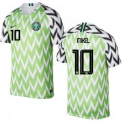 Wholesale Cheap Nigeria #10 Mikel Home Soccer Country Jersey