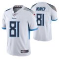 Wholesale Cheap Men's Tennessee Titans #81 Austin Hooper White Vapor Untouchable Stitched Jersey