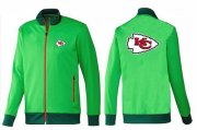 Wholesale Cheap NFL Kansas City Chiefs Team Logo Jacket Green