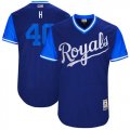 Wholesale Cheap Royals #40 Kelvin Herrera Navy 