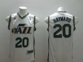 Wholesale Cheap Utah Jazz #20 Gordon Hayward Revolution 30 Swingman White Swingman Jersey