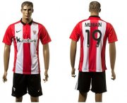 Wholesale Cheap Athletic Bilbao #19 Muniain Home Soccer Club Jersey