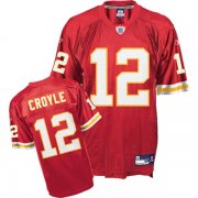 Wholesale Cheap Chiefs #12 Brodie Croyle Red Stitched NFL Jersey