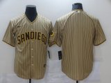 Wholesale Cheap Men San Diego Padres Blank brown stripe Game Nike MLB Jerseys