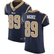 Wholesale Cheap Nike Rams #89 Tyler Higbee Navy Blue Team Color Men's Stitched NFL Vapor Untouchable Elite Jersey