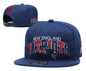 Wholesale Cheap Patriots Team Logo Navy 1960 Anniversary Adjustable Hat YD