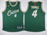 Wholesale Cheap Men's Cleveland Cavaliers #4 Isaiah Thomas Revolution 30 Swingman 2015 Christmas Day Green Jersey