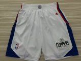 Wholesale Cheap Men's Los Angeles Clippers 2015-16 White Short