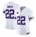 Cheap Men's Minnesota Vikings #22 Harrison Smith White 2024 F.U.S.E. With 4-Star C Patch Winter Warrior Limited Stitched Jersey