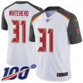 Wholesale Cheap Nike Buccaneers #31 Jordan Whitehead White Men's Stitched NFL 100th Season Vapor Untouchable Limited Jersey