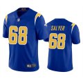 Wholesale Cheap Men's Los Angeles Chargers #68 Jamaree Salyer Royal Vapor Untouchable Limited Stitched Jersey