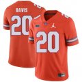 Wholesale Cheap Florida Gators 20 Malik Davis Orange College Football Jersey