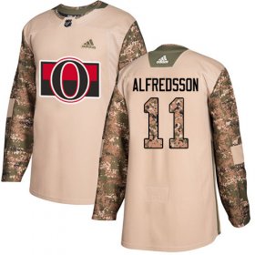 Wholesale Cheap Adidas Senators #11 Daniel Alfredsson Camo Authentic 2017 Veterans Day Stitched NHL Jersey