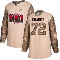 Wholesale Cheap Adidas Senators #72 Thomas Chabot Camo Authentic 2017 Veterans Day Stitched Youth NHL Jersey